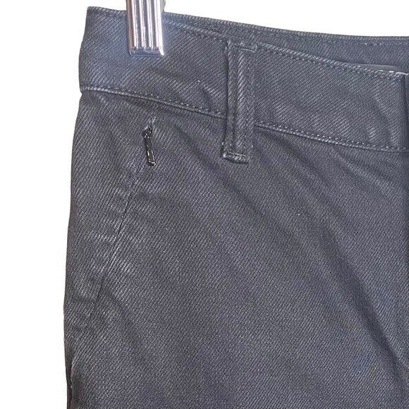 Alexander Wang NEW Fly High Waist Slim Stacked Jean in Washed Black Size 25