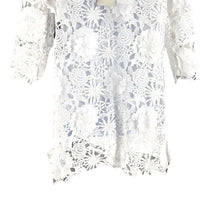 Tuckernuck | NEW Blanc Guipure Lace Daphne Preppy Mini Dress Size XXS