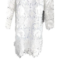 Tuckernuck NEW Blanc Guipure Lace Daphne Preppy Formal Mini Dress Size L
