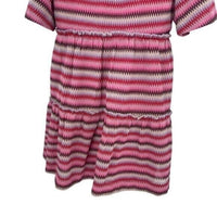 Tuckernuck NEW Pink Chevron Knit Stripe Crawford Relaxed Fit Mini Dress XXXL