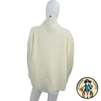 Pomander Place | NEW Tan Shimmer Knit Helen Turtleneck Sweater Size XXL