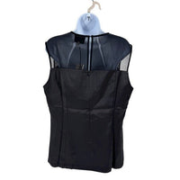 Tuckernuck NEW Black Satin Belle Sleeveless Blouse Top Size XXL