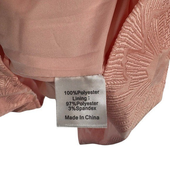 Tuckernuck NEW Bellini Fil Coupe Pink Drop Waist Long Sleeve Palmerston Dress XS