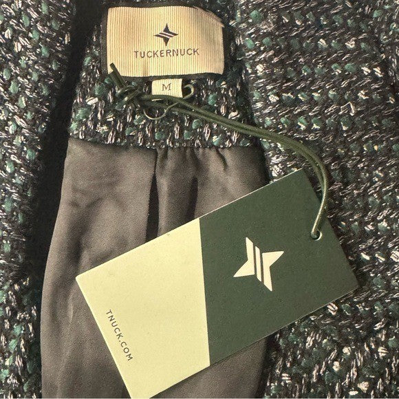 Tuckernuck | NEW Basalt Tweed Windsor Blazer Jacket in Green & Black Size M