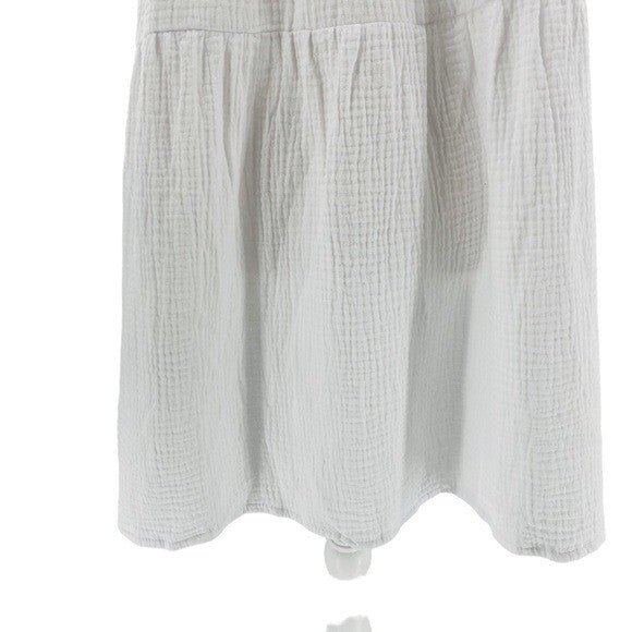 Petal & Pup NEW Hawkins Gauzy Off the Shoulder Mini Dress in White Size 2