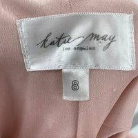 Katie May | Bambi Back Cut-Out Gown in Blush Size 8/M