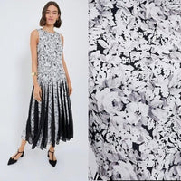 Tuckernuck NEW Gray Gardens Andi Floral Pleated Formal Maxi Dress Size 8