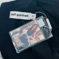 SELF-PORTRAIT NEW Embellished Black Gold Satin Short Sleeve Blouse Size 4