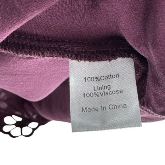 Tuckernuck NEW Merlot Lace Calliope Long Sleeve Chic Maxi Dress Size XL