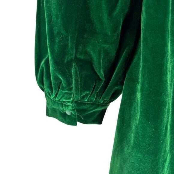 Pomander Place NEW Hunter Green Velvet Samantha Formal Mini Dress Size XXL