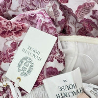 Hyacinth House NEW Rosewood Floral Roxanne Strapless Formal Midi Dress Size XL