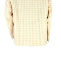 Anine Bing NEW Janet Tweed Houndstooth Pink Ivory Blazer Jacket Size XS