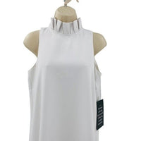 Tuckernuck NEW White Blythe Ruffle Collar Preppy Sleeveless Mini Dress Size XS