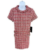 Tuckernuck NEW Magnolia Tweed Short Sleeve Crew Neck Jackie Mini Dress Size XXL