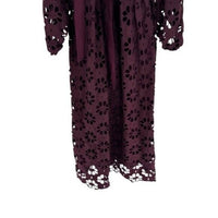 Tuckernuck NEW Merlot Lace Calliope Long Sleeve Chic Maxi Dress Size XL