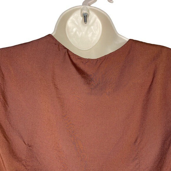 anna nata | NWT Madison Crop Top in Sepia Brown Size S