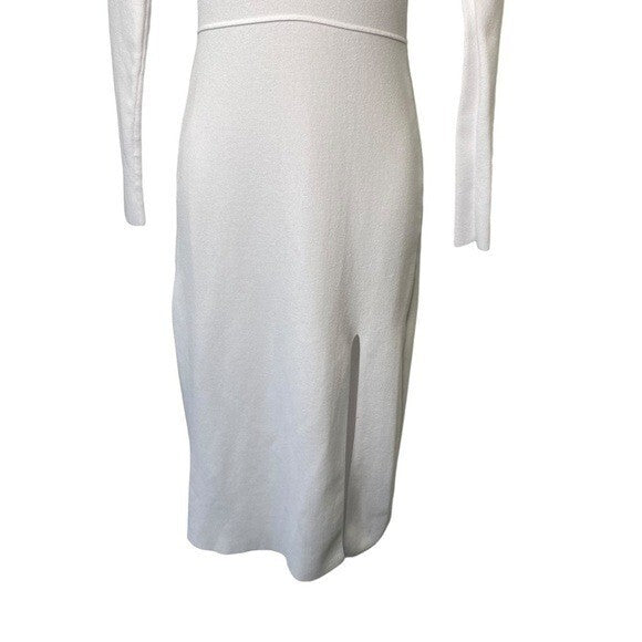 ALL THE WAYS | NEW Violet Midi Dress in White Size S