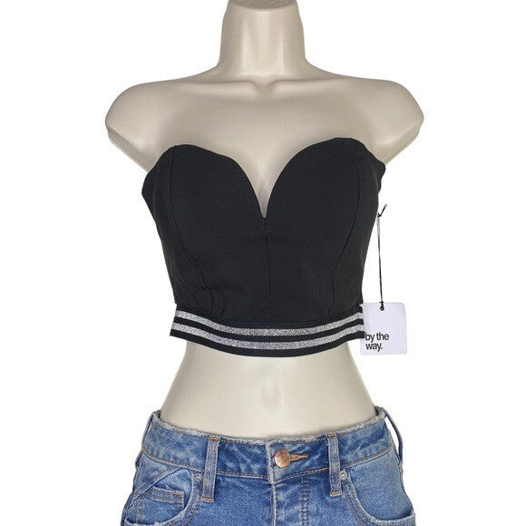 By The Way. | NWT Nia Sport Trim Bra Corset Crop Top Size S