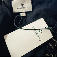 Tuckernuck | NEW Nightly Organza V-neckline Easton Top in Black & Gold Size L