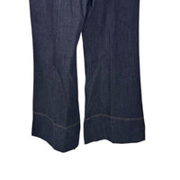 Tuckernuck x India Hicks NEW Dark Denim Palladium Wide Flare Leg Jeans Size 6