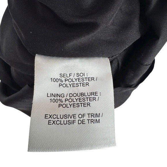 Tanya Taylor Black Noaki Embellished Sleeveless Drop Waist Mini Dress Size 0