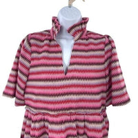 Tuckernuck NEW Pink Chevron Knit Stripe Crawford Relaxed Fit Mini Dress XXXL