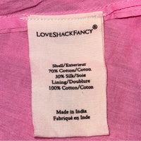 LoveShackFancy | NEW Karalie Silk Blend Maxi Dress in Holiday Sun Fuchsia Size 2