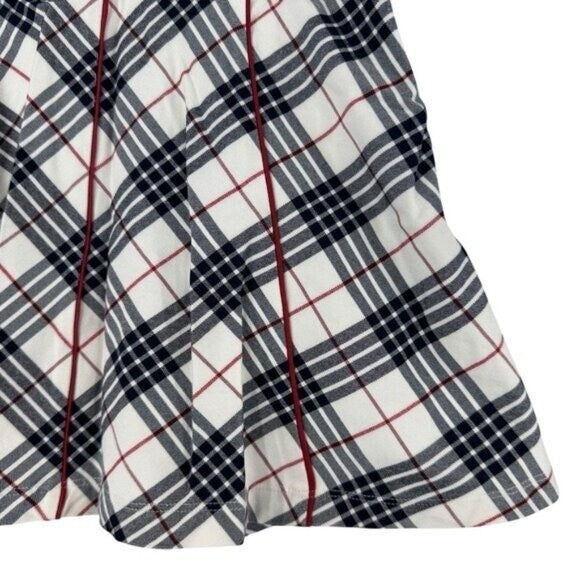 Tuckernuck NEW Americana Plaid 15 Inch Woven Renee Golf Skort Red Navy Size M