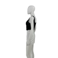 REMI x REVOLVE NEW Yuval Corset Top in Denim Blue Size Large