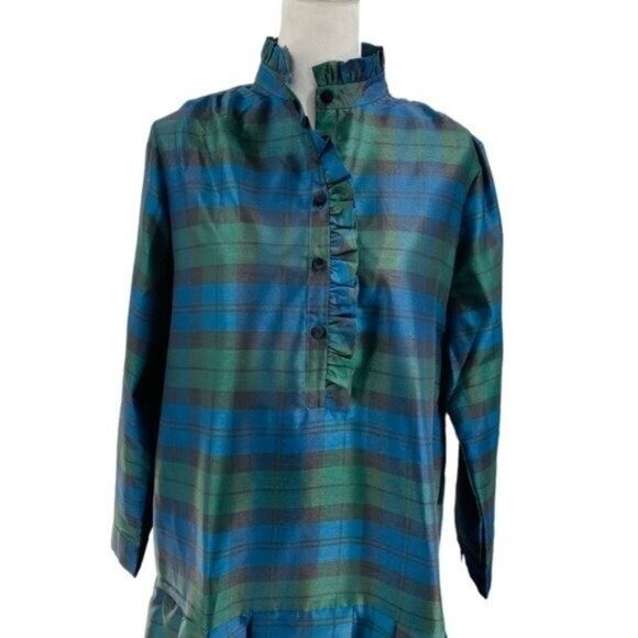 Tuckernuck | NEW Blackwatch Tate Plaid Academia Long Sleeve Mini Dress Size XXL