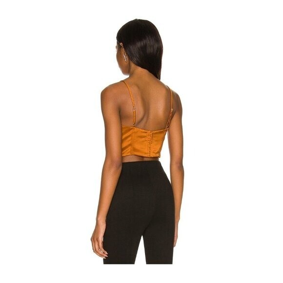 NBD | NWT Archer Crop Top in Gold Size XS