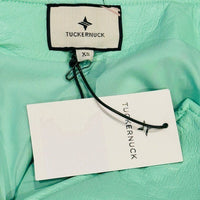 Tuckernuck NEW Mint Chip Faux Vegan Leather Meg Mini Skirt Size XS