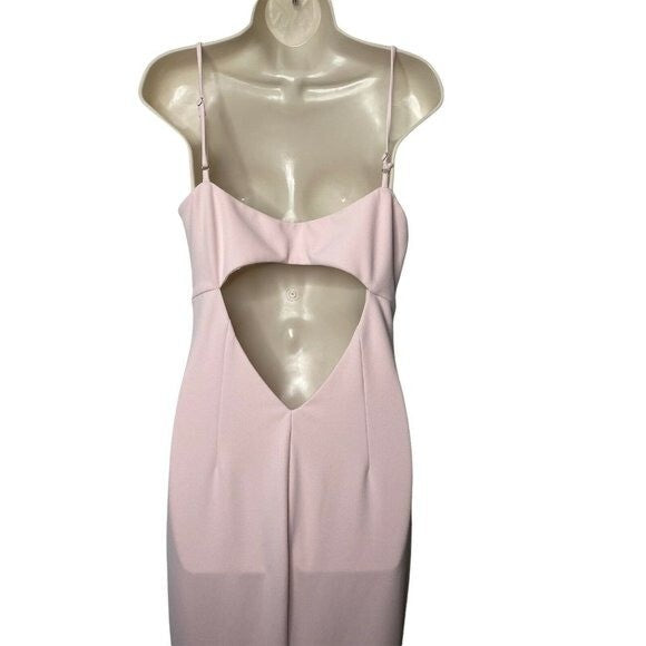 Katie May | Bambi Back Cut-Out Gown in Blush Size 8/M