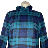 Tuckernuck | NEW Blackwatch Plaid Schoolgirl Bow Wool Faye Blouse Size XS