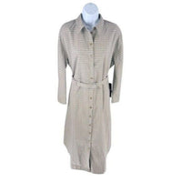 Tuckernuck | NEW Sycamore Check Belted Vera Long Sleeve Maxi Dress Size L