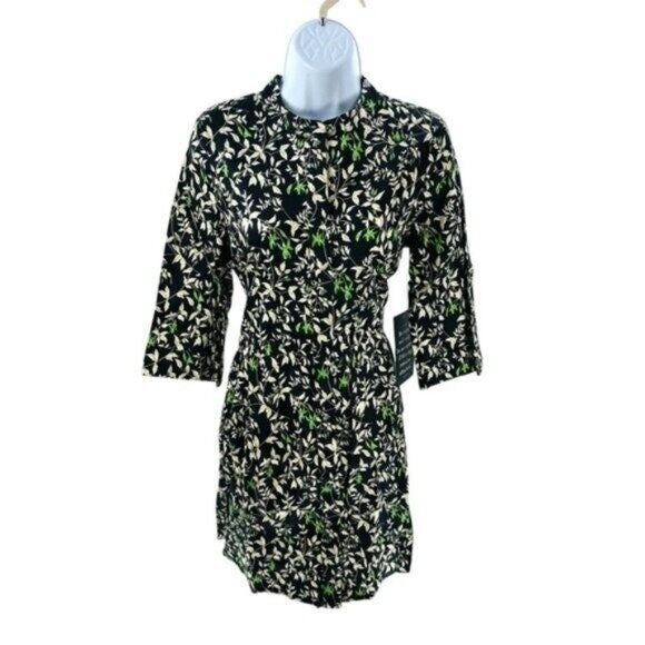 Tuckernuck | NEW Verdant Iris Short Sleeve  Royal Shirt Mini Dress Size XS