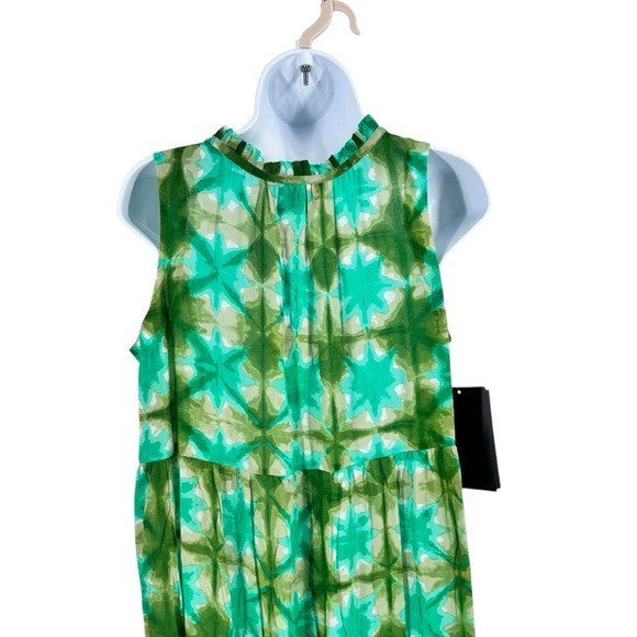 Tuckernuck NEW Seafoam Medallion Green Sleeveless Salty Paloma Caftan Size S