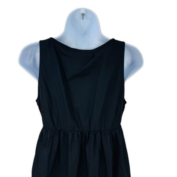 Pomander Place | NEW Black Porto Square Neckline Sleeveless Mini Dress Size XS
