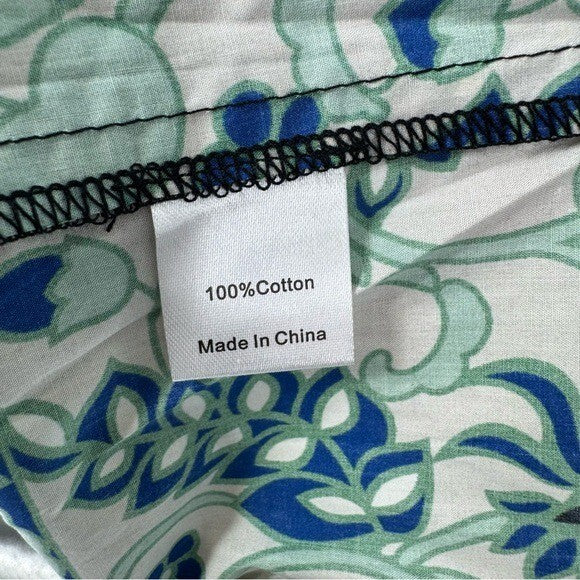 Tuckernuck | NEW Batik Floral Hampton Pull On Cotton Maxi Skirt Size L