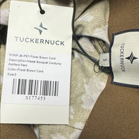 Tuckernuck NEW Brown Hazel Bouquet Corduroy Ashford Straight Leg Pant Size S
