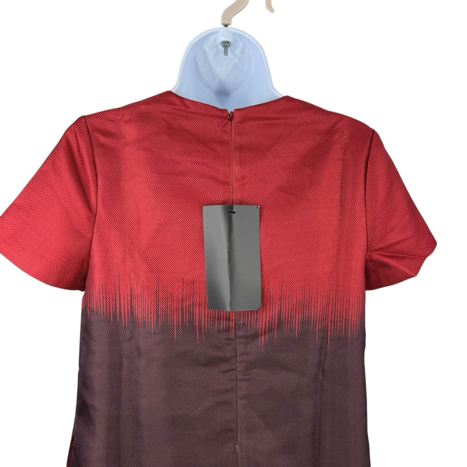 Tuckernuck NEW Sienna Stripe Short Sleeve Marlowe Red Brown Party Mini Dress XS