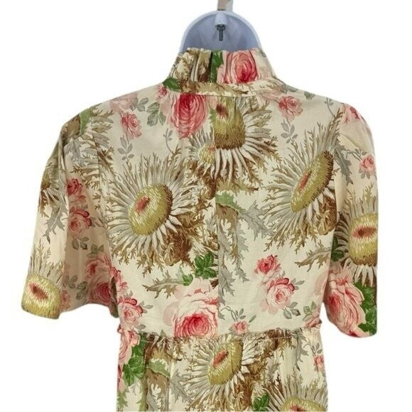 Tuckernuck | NEW Sun Faded Floral Crawford V-neckline Mini Dress Size XS