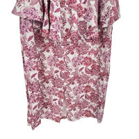 Hyacinth House NEW Rosewood Floral Roxanne Strapless Formal Midi Dress Size XL