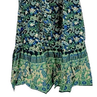 Tuckernuck | NEW Batik Floral Hampton Pull On Cotton Maxi Skirt Size L