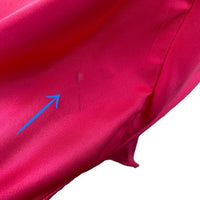 Baobab NEW Celia Satin One Shoulder Barbiecore Mini Dress in Frambuesa Size XS