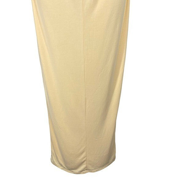 Camila Coelho | NWT Kendall Cut Out Bodycon Midi Dress in Vanilla Cake Size M