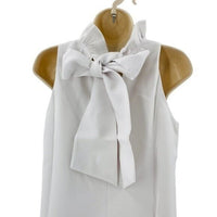 Tuckernuck NEW White Blythe Ruffle Collar Preppy Sleeveless Mini Dress Size XS
