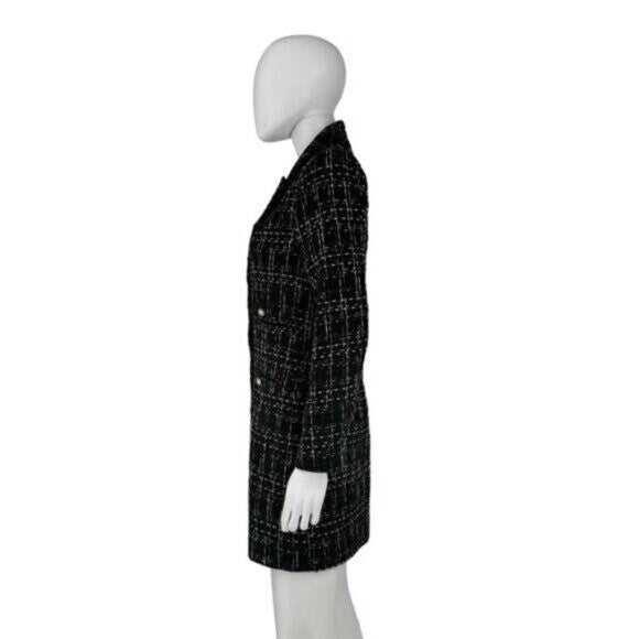 Pomander Place NEW Black Tweed Stacie Preppy Retro Blazer Mini Dress Size XXL