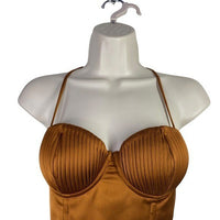 NBD | NWT Archer Crop Top in Gold Size L