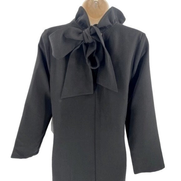 Tuckernuck | NEW Black Daphne Three-Quarter Length Sleeve Mini Dress Size XXS